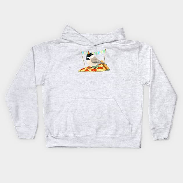 Pizza Party Kids Hoodie by JadedSketch